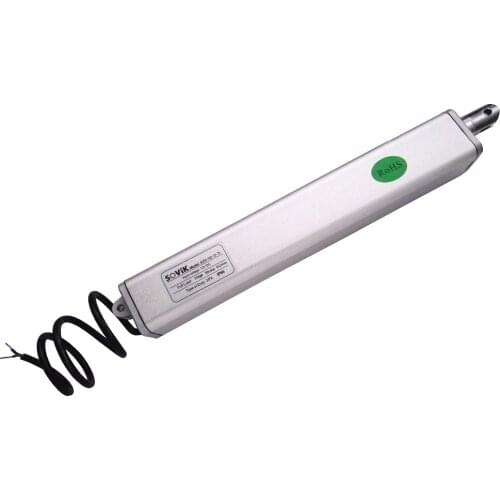 SOViK 50mm 2 inch Stroke Electric Linear Actuator 12V 24V DC 200N Max Lift High Speed 45mm/s Include Mounting Brackets
