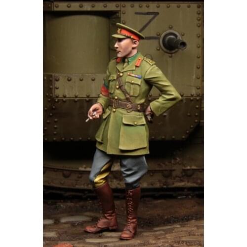 [tuskmodel] 1 35 scale resin model figures kit WW1 British Tank crewman t1102