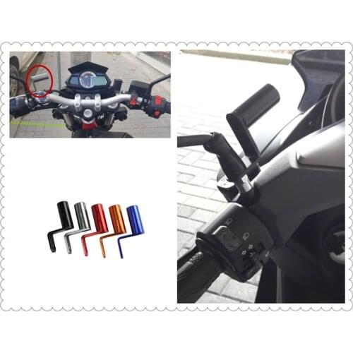 Universal motorcycle modified multi-function extended mirror mount for HONDA CBR1100XX BLACKBIRD ST1300 ST1300A VFR800 CBR125R