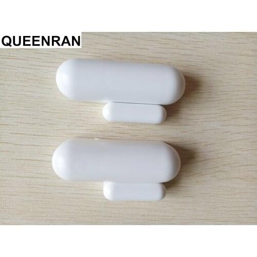 2pcs/Lot Mini Intelligent Magnet Switch Sensor Wireless Door Window Detector MD-211R For 433MHz/868MHz Focus Alarm System