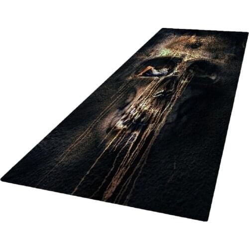 3D Living Room Area Rug Runner Anti-Skid Floor Mat Carpet for Living Room Dining Room Kitchen Bedroom