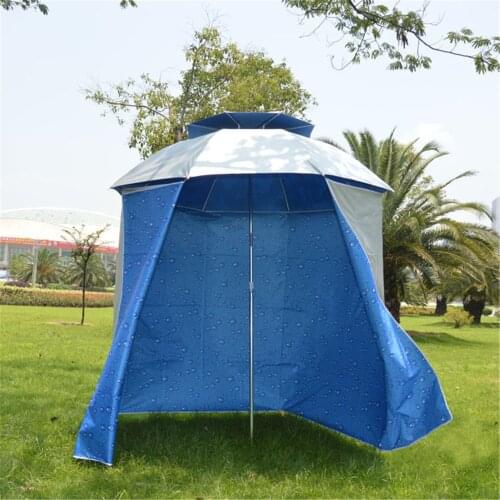 4.8M Sun Shade Cloth Rainproof Wall Cloth Fishing Umbrella Apron 360 Adjustment UV Resistance Waterproof Oxford Fabric General