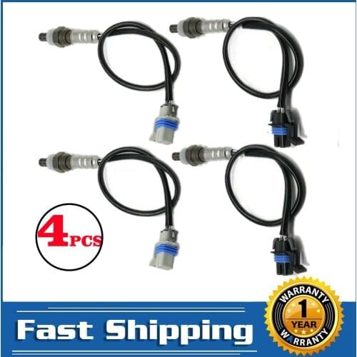 4pcs O2 Oxygen Sensor Upstream Downstream for Chevrolet Express 1500 2500 3500 GMC Savana 4.3L 4.8L 5.3L 6.0L 234-4285 234-4651