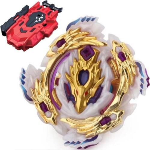 Special Edition BLACK GOLD Bloody Longinus / Luinor Burst BOOSTER Spinning Top B-110 Kids Toy Top LR Red Bey Launcher