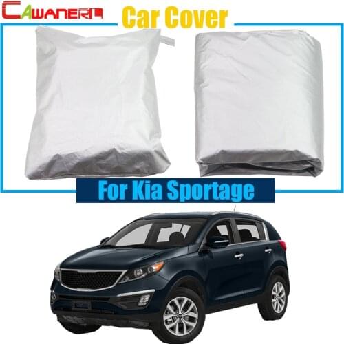 Cawanerl Car Cover UV Anti Snow Rain Resistant Protector Cover Sun Shade For Kia Sportage Free Shipping