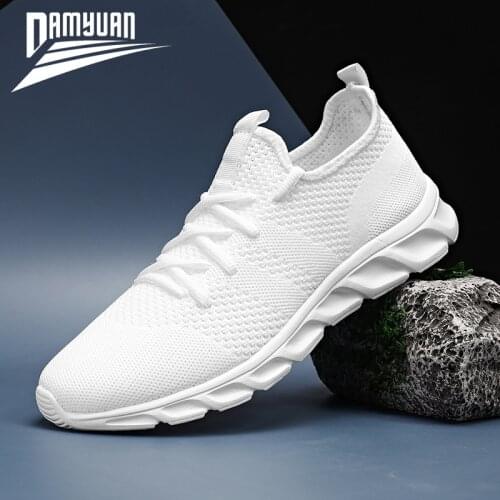 Damyuan Men Casual Shoes Men Sneakers Brand Men Shoes Loafers Slip On Male Mesh Flats Big Size Breathable Spring Autumn Summer
