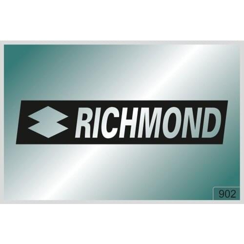 For RICHMOND -2 pcs. stickers HIGH QUALITY DECALS different colors 902