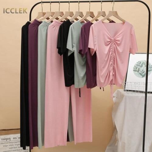 Женские летние пижамы ICCLEK China At AliExpress