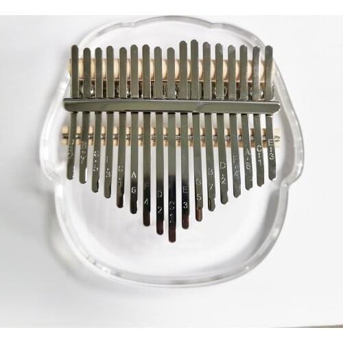 Kalinba thumb crystal transparent lovely 17 tone Kalimba beginners Finger Piano
