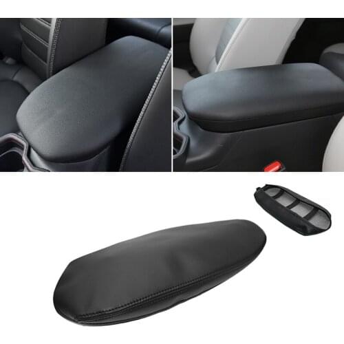 Armrest Leather Cover For Toyota Rav4 RAV-4 2020 Car Interior Center Control Armrest Box Elastic Band Cover Trim