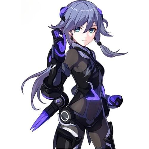 Beauty Anime for Honkai Impact 3 Kong Fu Car Bumper Stickers Waterproof Decal Vinyl Material DIY Occlusion Scratch Kk13*9.5cm