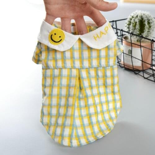 Summer Cat Dog Shirt Puppy Small Dog Costumes Tops Blouse Outfits Yorkies Pomeranian Clothing Maltese Poodle Bichon Pet Clothes