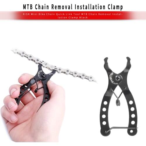 RISK Bicycle Mini Chain Quick Link Tool MTB Mountain Road Bike Magic Buckle Removal Installation Tool Clamp Cycling Repair Tools
