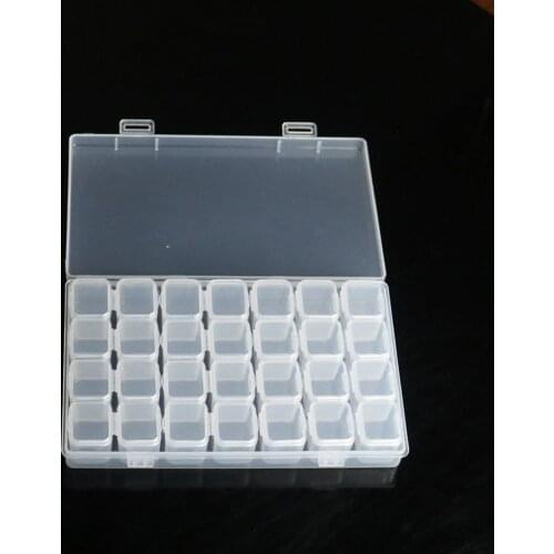 Diamond Painting Kit 28 Grid Storage Box Embroidery Tools Embroidery Cross Pen Set 28 Grid Storage Box