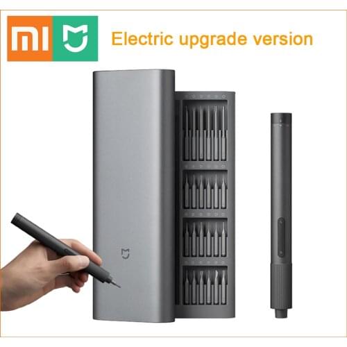 Xiaomi Mijia Electric Precision Screwdriver Kit 24 in 1 Type-C Rechargeable 2 Gear Torque 24 S2 Bits Magnetic Aluminum Case