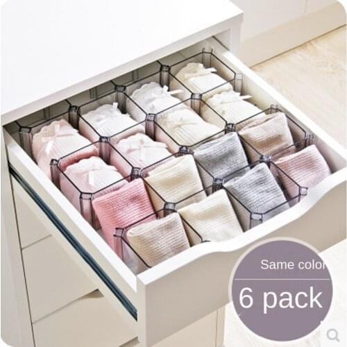Honeycomb drawer sorting partition household underwear socks plastic drawer compartment storage box classification storage box