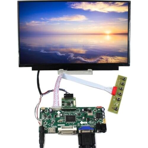 HDM VGA DVI Audio LCD Controller Board 11.6" N116HSE EJ1 1920X1080 IPS LCD Panel