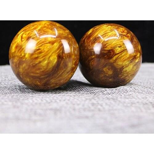 Genuine gold sea willowamber hand string beads black coral blood willow fitness ball hand string bracelet Beeswax to play pieces