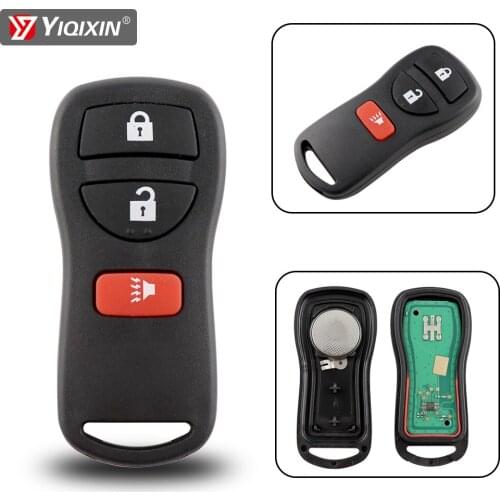 YIQIXIN 3 Buttons Car Keyless Entry Remote Key For Infiniti/Nissan Frontier Murano Armada Pathfinder Versa Altima Maxima Xterra