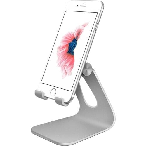Adjustable Phone Stand Multi-Angle Cell Phone Holder Aluminum Dock Charging Satation Universal for iPhone X XS XR Mobile Phone