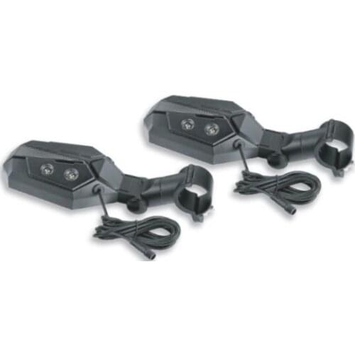 LED car rearview mirror green, yellow and white tricolor car turn signal high quality waterproof rearview mirror conversion kit