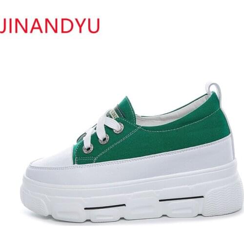 Platforms Wedges for Women Casuales Canvas Shoes Chunky Sneakers Women Shoes High Heels Comfy Platform Sneakers Female Shoes