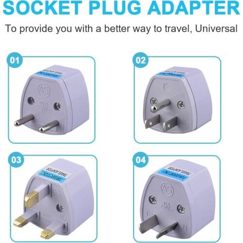 Universal Power Plug Adapter AU EU US UK Adapter Plug Travel Converter Socket Plug Adapter