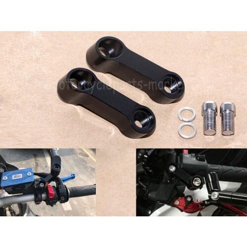 10mm X 1.25mm Pitch Right Left Thread CNC Universal Aluminum Motorcycle Mirror Mount Riser Extender Adapter Moto M10 Accessories