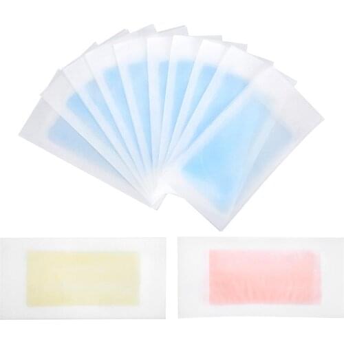 10Pcs Hair Removal Leg Body Face Wax Papers Depilatory Wax Strips