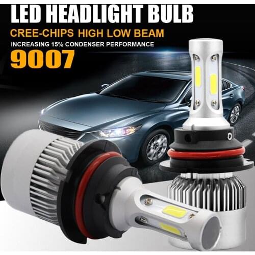 2pcs LED Headlight Bulbs 9007 36W 8000LM Light Beam Lamps Bulbs Lighting Automobiles, Parts & Accessories