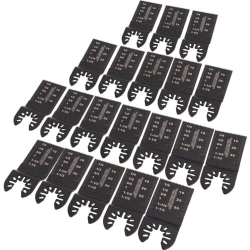 20PCS Universal 34mm Oscillating Multi Tool Saw Blades Carbon Steel Cutter DIY
