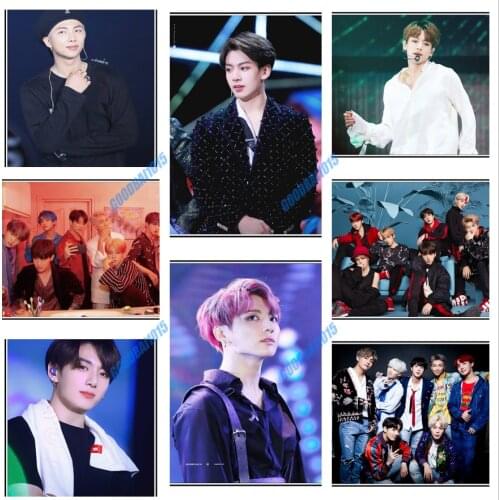 5D Diamond Painting Diamond Embroidery Cross Stitch Kits Mosaic DIY Home Decor Handwork Kpop Bangtan Art Painting