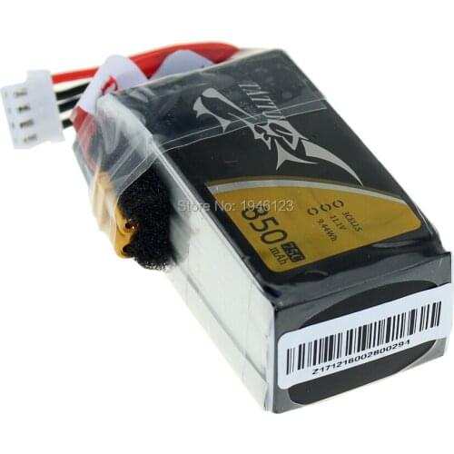 TATTU Li-Po Battery 11.1V 850mAh 75C with XT30 Plug Violence Lithium Li-Polymer Battey for FPV Racing Drone Quadcopter