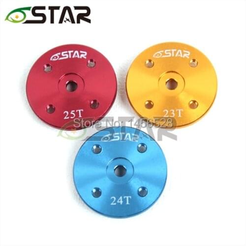 Free Shipping CNC metal SERVO ARM futaba jr hitec disc arm 23T 24T 25T disc type servo arm for rc aircraft boat car helicopter