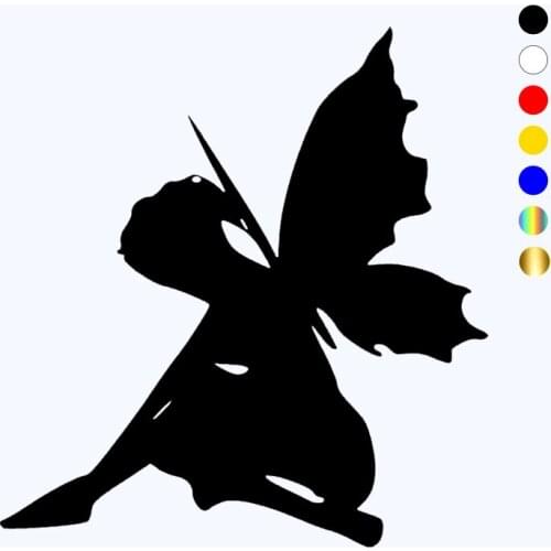 CK20831# Die-Cut Vinyl Decal Fairy , Dragon Car Sticker Waterproof Auto Decors on Bumper Window Laptop
