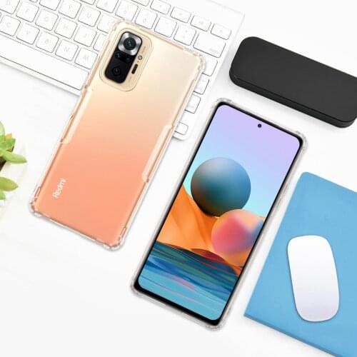 For Xiaomi Redmi Note 10 Pro Clear Case NILLKIN Nature Transparent TPU Crystal Silicone Cover For Redmi Note 10 Pro Max 10s Case
