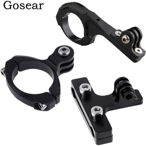 Gosear Bike Saddle O Q Shape Mount Bracket Adapter Clamp Tripod Holder for Gopro Go Pro Hero 5 4 3 2 Xiaomi Yi 2 4K 4 K SJ4000
