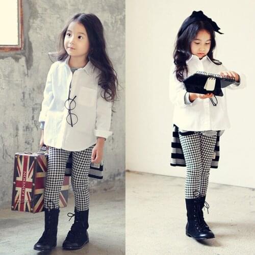 2021 New Arrival Girls Winter Leggings Thick Warm Printing Baby Girl Pantalones Fashion Elastic Waist Kids Pants For Girls