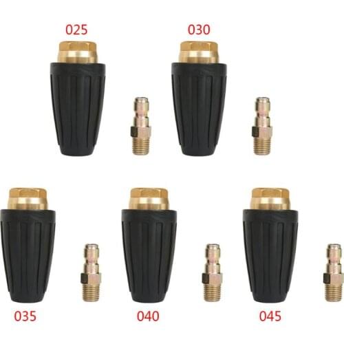 1/4" High Pressure Washer Rotating Turbo Nozzle Spray Tip 2.5-4 GPM 3600PSI E