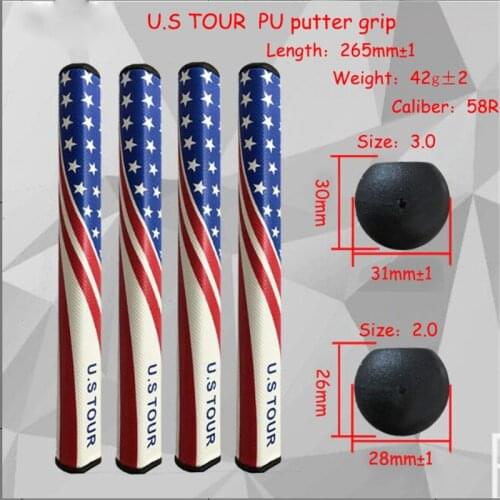 Wholesale New 2016 Brand U.S TOUR PU club putter grip 2.0/3.0 Golf Putter Grip