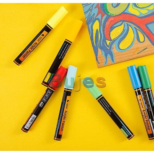 Original China STA 1000/1100M series acrylic waterproof marker 12 /24 /28 /36 /48color DIY colored promarker pen set at supplies