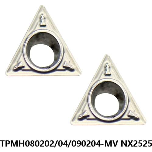 Original Lathe Cutter Turning Tool TPMH TPMH080202 TPMH080204 TPMH090204 MV NX2525 Carbide Inserts CNC TPMH 090204