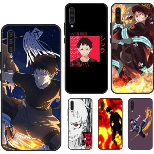 Shinra Fire Force Manga Anime Case Cover For Samsung A52 A32 A72 A12 A11 A31 A41 A51 A71 A20e A21S A10 A20S A40 A50 A70