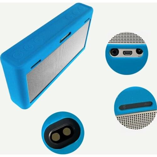 Silicone Soft Protective Cover for Bose SoundLink III Speaker Portable Travel Carry Bag Case for Bose SoundLink 3 Speaker