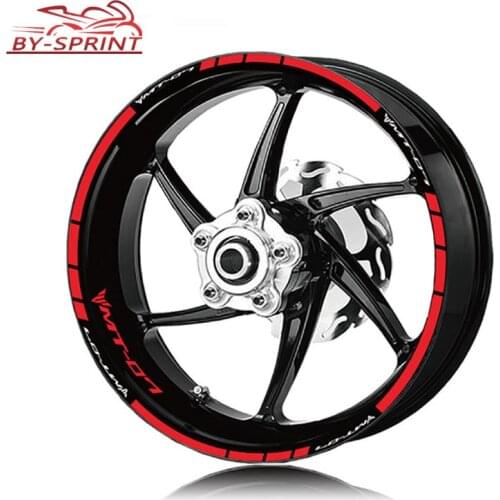 For YAMAHA MT-07 mt07 Motorcycle Accessories Wheel Rims Reflective Stickers Stripe Tire Protection Decorative Decals Sticker