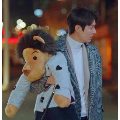 15/130cm Minomi Lion Stuffed Pendant Plush Toys Cute Soft The Lee MinHo king Lion Dolls For Birthday Gift