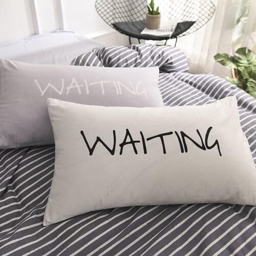 Couple Pillow Cases one pair 48x74 pillowcases Anniversary Wedding pillow cover Gift