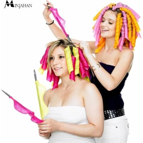 30CS/Bag DIY Magic Wave Hair Curler Heatless Hair Rollers Curling Hair Styling Tools Harmless To Hair 25 30 45 50 65CM For Hair