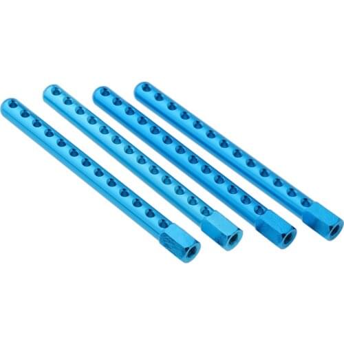 4 Pieces 122037 Aluminum Alloy Column Body Uprights for Auto Update HSP 1:10