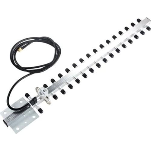 2.4Ghz WiFi Antenna 25dBi RP SMA Outdoor Wireless Yagi Antenna Directional Booster Amplifier Modem Cable New